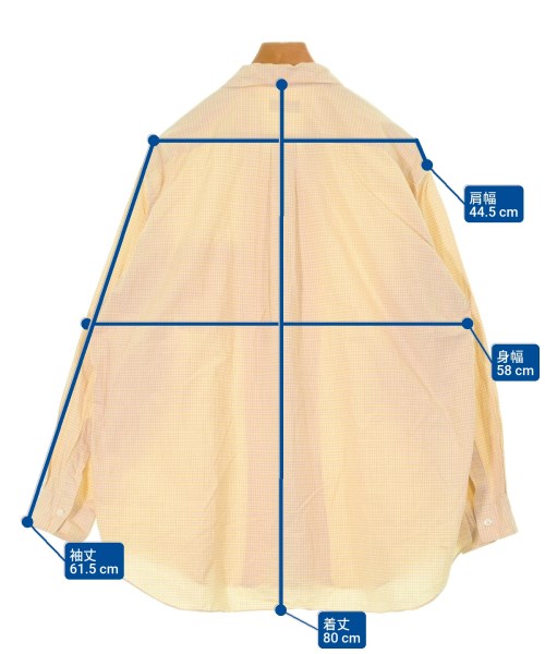 COMME des GARCONS HOMME（コムデギャルソンオム）カジュアルシャツ 黄 サイズ:-(XXL位) メンズ/2200640325039