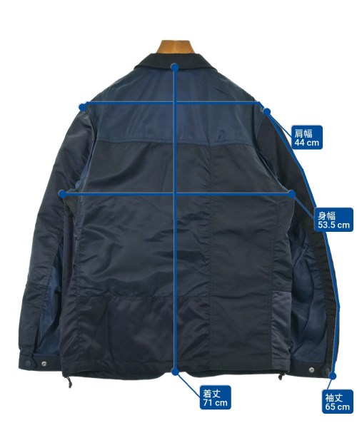 COMME des GARCONS HOMME（コムデギャルソンオム）カジュアルジャケット 紺 サイズ:S メンズ/2200627318054