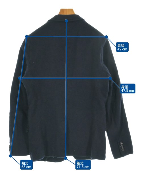 COMME des GARCONS HOMME（コムデギャルソンオム）テーラードジャケット 紺 サイズ:S メンズ/2200627069031