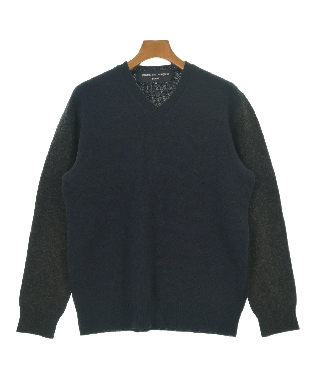 COMME des GARÇONS HOMME ウールニット セーター ブラック COMME des GARÇONS HOMME ウールニット セーター ブラック COMME des