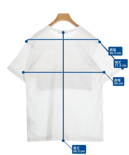 COMME des GARCONS HOMME（コムデギャルソンオム）Tシャツ・カットソー 白 サイズ:M メンズ/2200641004100