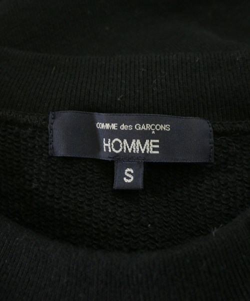 COMME des GARCONS HOMME（コムデギャルソンオム）スウェット 黒 サイズ:S メンズ/2200641756092
