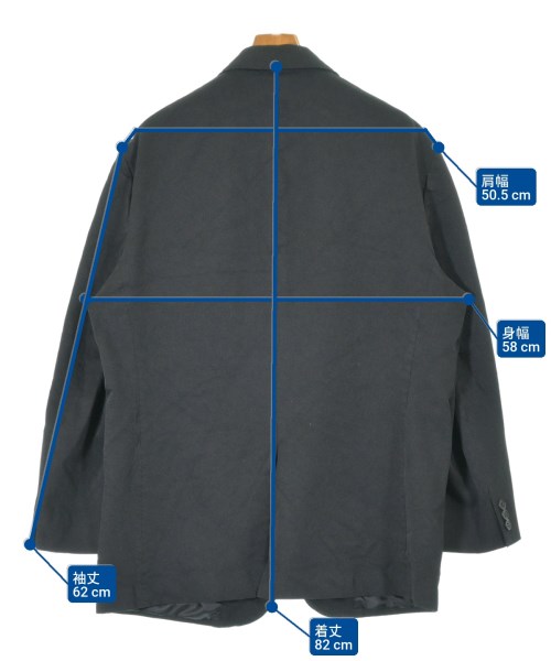 COMME des GARCONS HOMME（コムデギャルソンオム）テーラードジャケット 黒 サイズ:L メンズ/2200641756122