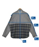 COMME des GARCONS HOMME（コムデギャルソンオム）カジュアルシャツ グレー サイズ:L メンズ/2200642219169