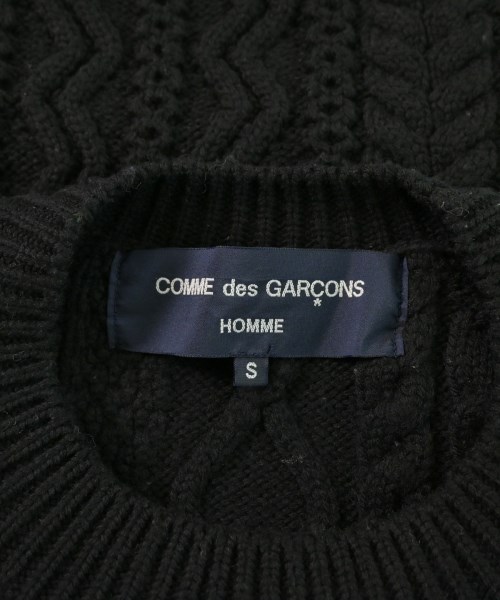 COMME des GARCONS HOMME（コムデギャルソンオム）ニット・セーター 黒 サイズ:S メンズ/2200642190024