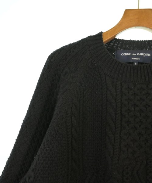 COMME des GARCONS HOMME（コムデギャルソンオム）ニット・セーター 黒 サイズ:S メンズ/2200642190024