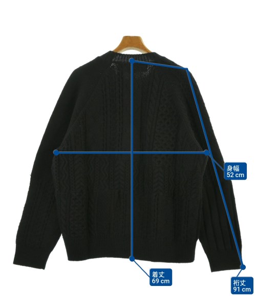 COMME des GARCONS HOMME（コムデギャルソンオム）ニット・セーター 黒 サイズ:S メンズ/2200642190024