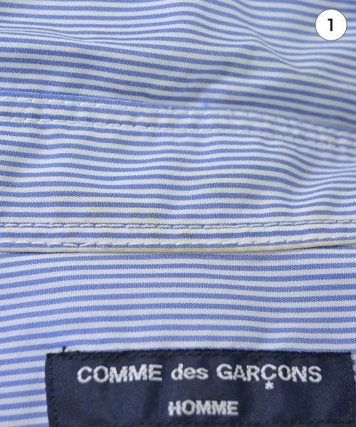 COMME des GARCONS HOMME（コムデギャルソンオム）カジュアルシャツ 青 サイズ:XS メンズ/2200640661014