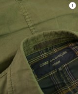 COMME des GARCONS HOMME（コムデギャルソンオム）カジュアルジャケット カーキ サイズ:XS メンズ/2200643484016