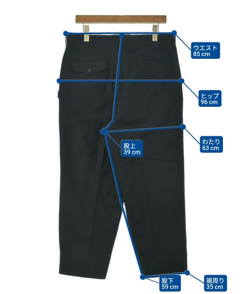 COMME des GARCONS HOMME（コムデギャルソンオム）スラックス 黒 サイズ:M メンズ/2200643493025