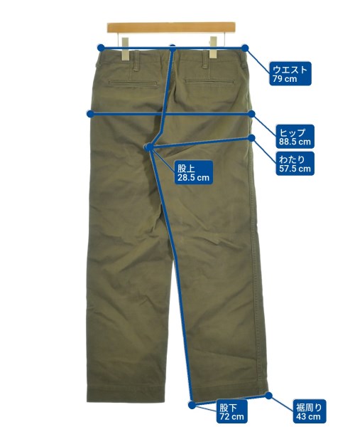 COMME des GARCONS HOMME（コムデギャルソンオム）デニムパンツ カーキ サイズ:XS メンズ/2200643606036