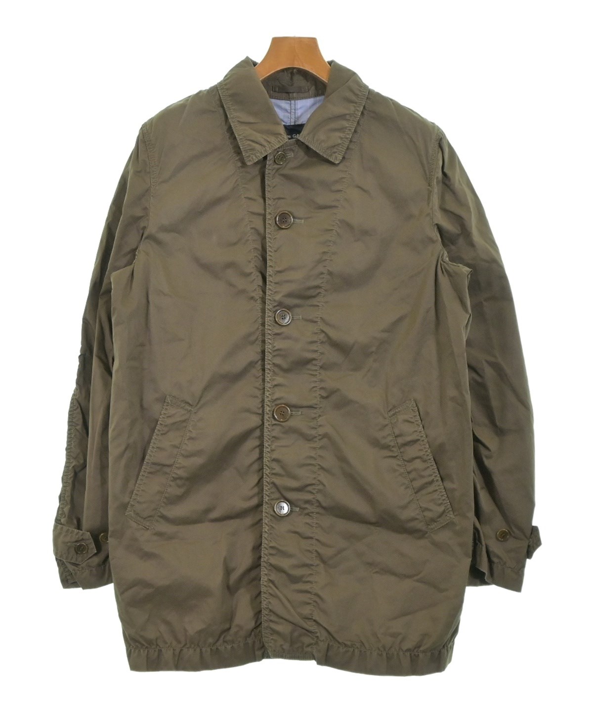 COMME des GARCONS HOMME ステンカラー　カーキ　　Mサイズ COMME des GARCONS HOMME（コムデギャルソンオム）ステンカラーコート