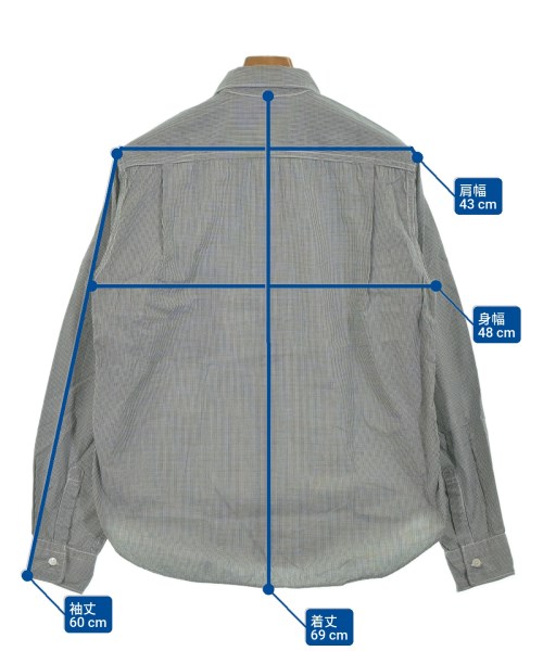 COMME des GARCONS HOMME（コムデギャルソンオム）カジュアルシャツ 紺 サイズ:S メンズ/2200633954031