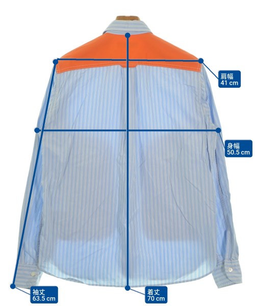COMME des GARCONS HOMME（コムデギャルソンオム）カジュアルシャツ 青 サイズ:S メンズ/2200644235037