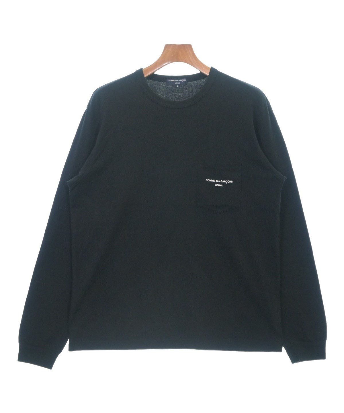 COMME DES GARÇONS HOMME黒 長袖カットソー COMME des GARCONS HOMME（コムデギャルソンオム）Tシャツ