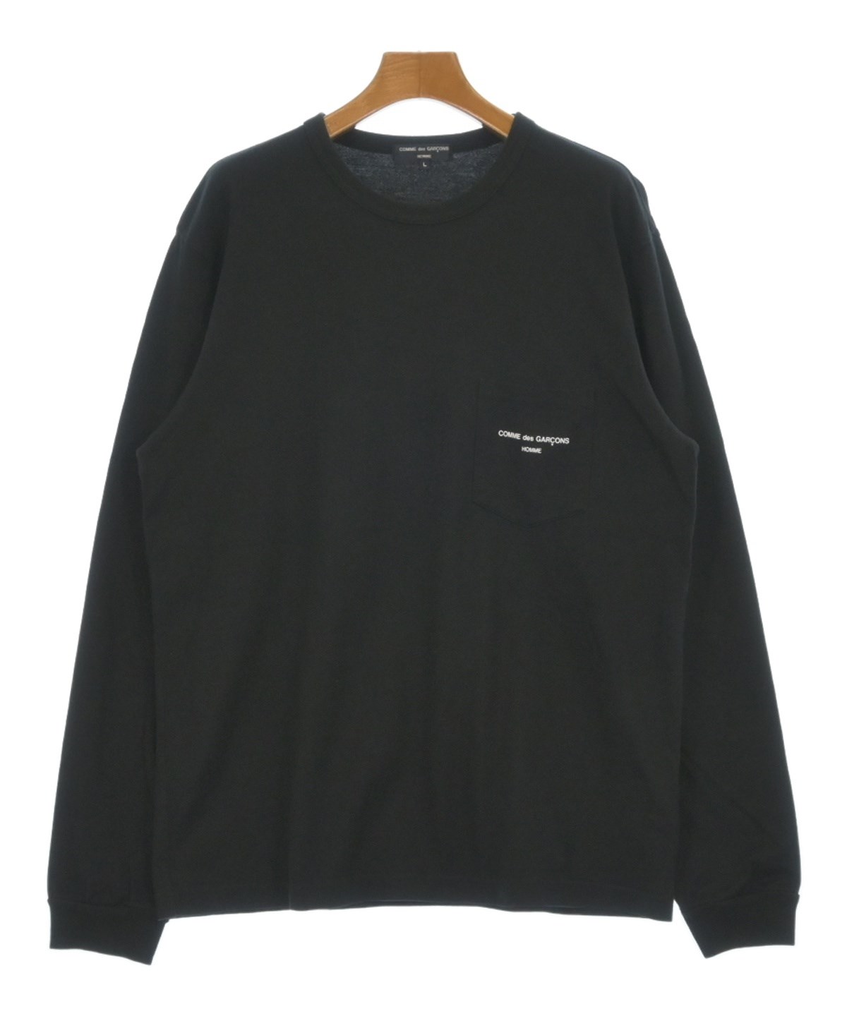 コムデギャルソンオム カットソー メンズ ブラック COMME des GARCONS HOMME（コムデギャルソンオム）Tシャツ