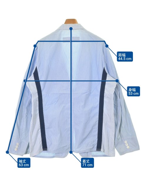 COMME des GARCONS HOMME（コムデギャルソンオム）テーラードジャケット 青 サイズ:M メンズ/2200584363050