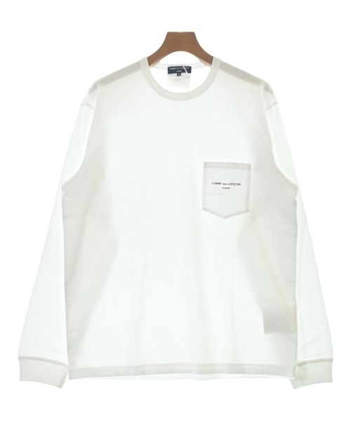 COMME des GARCONS HOMME(コムデギャルソンオム)Tシャツ・カットソー 白 サイズ:XL/2200546585087