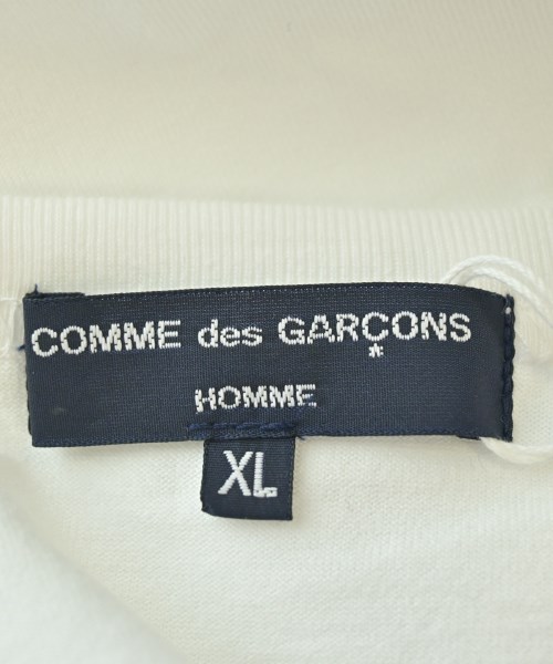 COMME des GARCONS HOMME（コムデギャルソンオム）Tシャツ・カットソー 白 サイズ:XL メンズ/2200546585087