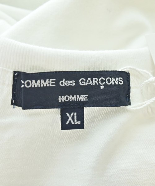 COMME des GARCONS HOMME（コムデギャルソンオム）Tシャツ・カットソー 白 サイズ:XL メンズ/2200546810042