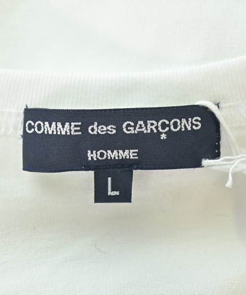 COMME des GARCONS HOMME（コムデギャルソンオム）Tシャツ・カットソー 白 サイズ:L メンズ/2200547910277