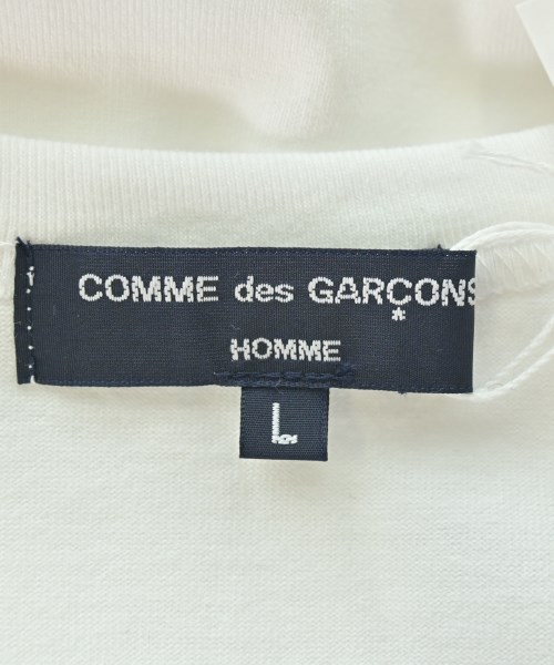COMME des GARCONS HOMME（コムデギャルソンオム）Tシャツ・カットソー 白 サイズ:L メンズ/2200548401200