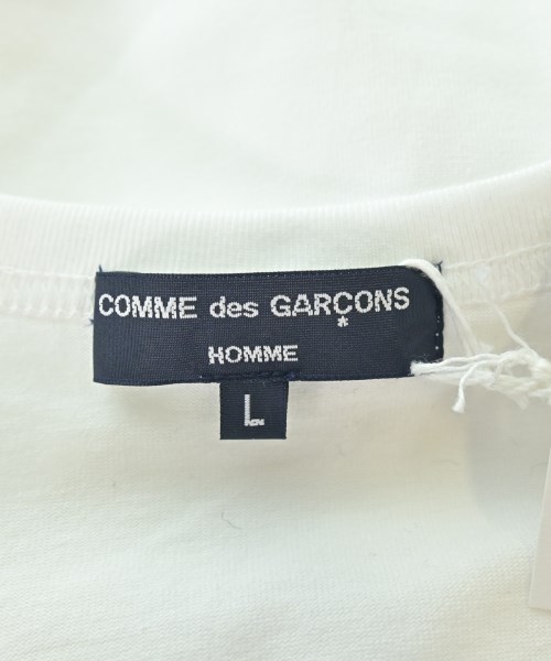 COMME des GARCONS HOMME（コムデギャルソンオム）Tシャツ・カットソー 白 サイズ:L メンズ/2200550549044