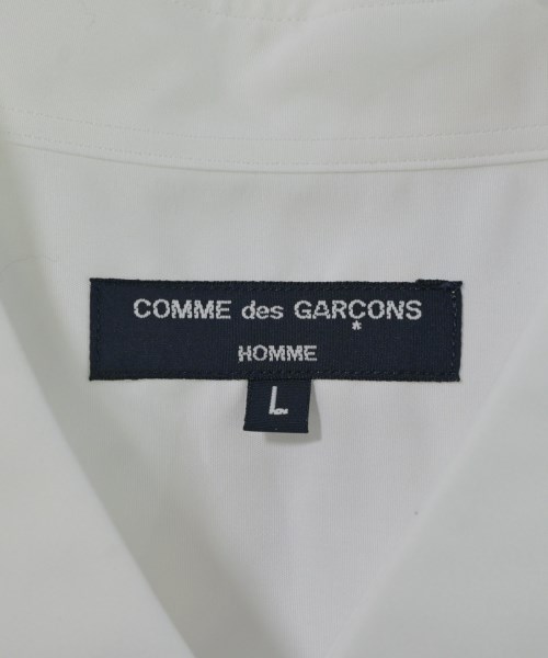 COMME des GARCONS HOMME（コムデギャルソンオム）カジュアルシャツ 白 サイズ:L メンズ/2200550849052