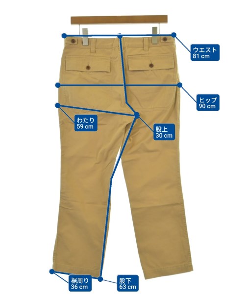 COMME des GARCONS HOMME（コムデギャルソンオム）チノパン ベージュ サイズ:S メンズ/2200621500035