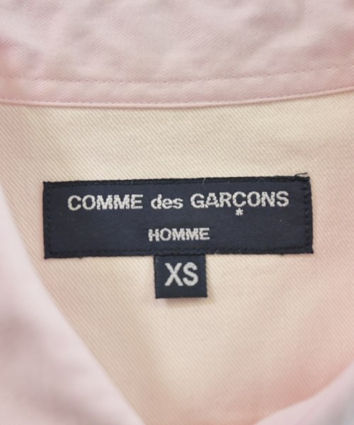 COMME des GARCONS HOMME（コムデギャルソンオム）カジュアルシャツ ピンク サイズ:XS メンズ/2200621915075