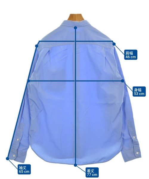 COMME des GARCONS HOMME（コムデギャルソンオム）カジュアルシャツ 青 サイズ:L メンズ/2200623068038