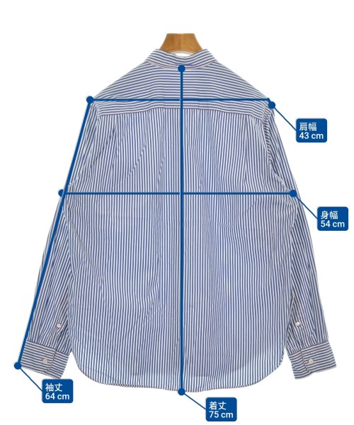 COMME des GARCONS HOMME（コムデギャルソンオム）カジュアルシャツ 青 サイズ:L メンズ/2200623068045
