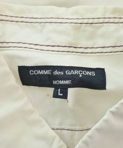 COMME des GARCONS HOMME（コムデギャルソンオム）カジュアルシャツ 白 サイズ:L メンズ/2200623068076