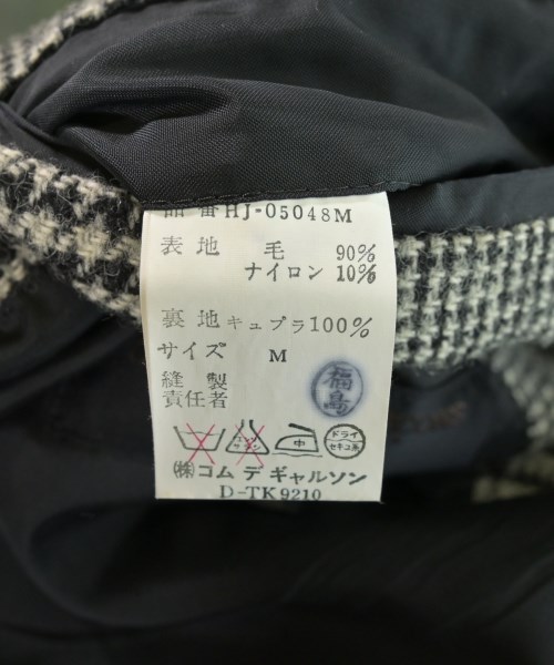 COMME des GARCONS HOMME（コムデギャルソンオム）カジュアルジャケット 黒 サイズ:M メンズ/2200623911013