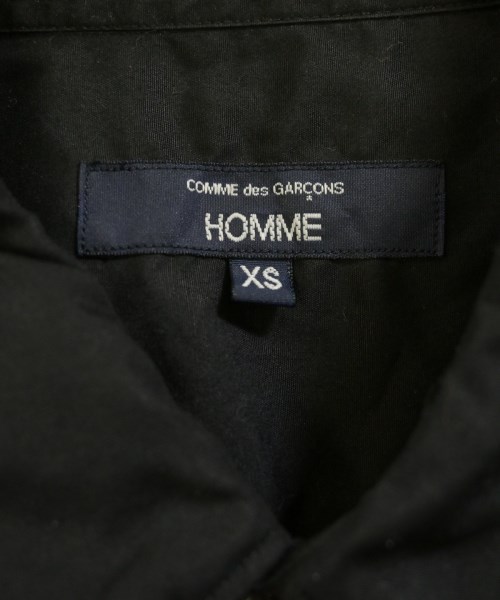 COMME des GARCONS HOMME（コムデギャルソンオム）カジュアルシャツ 黒 サイズ:XS メンズ/2200624100027