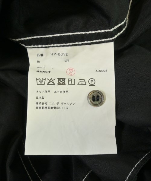 COMME des GARCONS HOMME（コムデギャルソンオム）カジュアルシャツ 黒 サイズ:L メンズ/2200624101123
