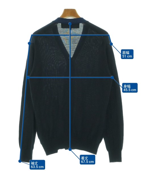 COMME des GARCONS HOMME（コムデギャルソンオム）カーディガン 紺 サイズ:M メンズ/2200624807025