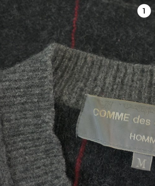 COMME des GARCONS HOMME（コムデギャルソンオム）ニット・セーター グレー サイズ:M メンズ/2200625841189