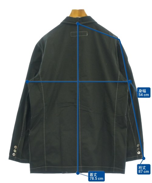 COMME des GARCONS HOMME（コムデギャルソンオム）カバーオール 黒 サイズ:M メンズ/2200626305055