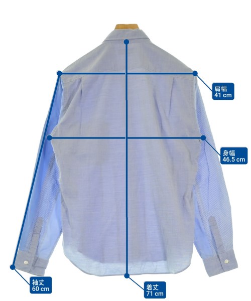COMME des GARCONS HOMME（コムデギャルソンオム）カジュアルシャツ 青 サイズ:S メンズ/2200627386022
