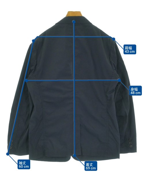 COMME des GARCONS HOMME（コムデギャルソンオム）カジュアルジャケット 紺 サイズ:XS メンズ/2200628125019