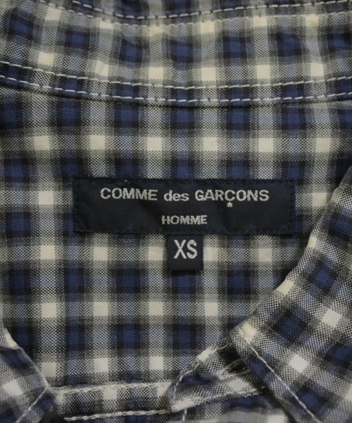 COMME des GARCONS HOMME（コムデギャルソンオム）カジュアルシャツ 紺 サイズ:XS メンズ/2200629071049
