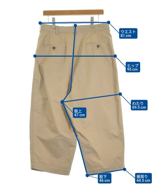 COMME des GARCONS HOMME（コムデギャルソンオム）チノパン ベージュ サイズ:M メンズ/2200629071100