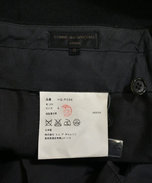 COMME des GARCONS HOMME（コムデギャルソンオム）スラックス 黒 サイズ:S メンズ/2200629514089