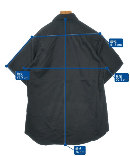 COMME des GARCONS HOMME（コムデギャルソンオム）カジュアルシャツ 黒 サイズ:S メンズ/2200630964026