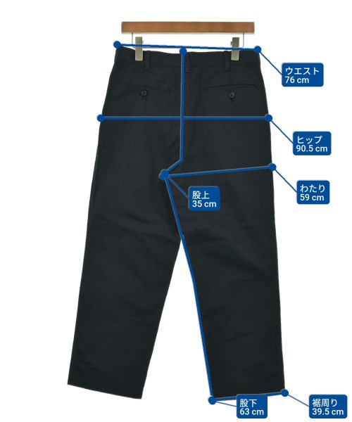 COMME des GARCONS HOMME（コムデギャルソンオム）チノパン 紺 サイズ:XS メンズ/2200631422044