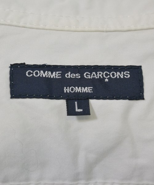COMME des GARCONS HOMME（コムデギャルソンオム）カジュアルシャツ 白 サイズ:L メンズ/2200621099034