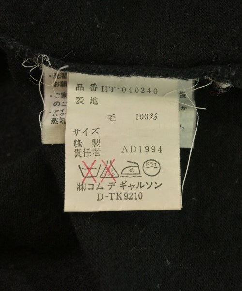 COMME des GARCONS HOMME（コムデギャルソンオム）ニット・セーター 黒 サイズ:-(M位) メンズ/2200621099041