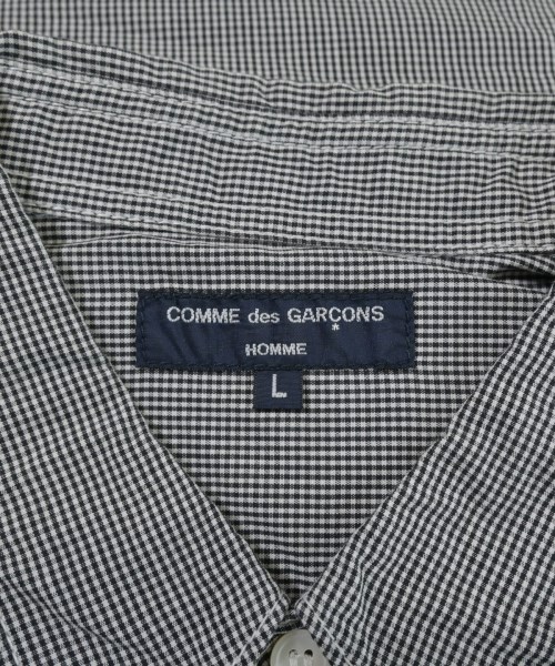 COMME des GARCONS HOMME（コムデギャルソンオム）カジュアルシャツ 黒 サイズ:L メンズ/2200621099058