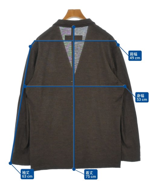 COMME des GARCONS HOMME（コムデギャルソンオム）テーラードジャケット 茶 サイズ:M メンズ/2200627697128